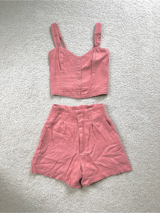 Abercrombie & Fitch Pants - Abercrombie & Fitch Dusty Rose Two-Piece Set